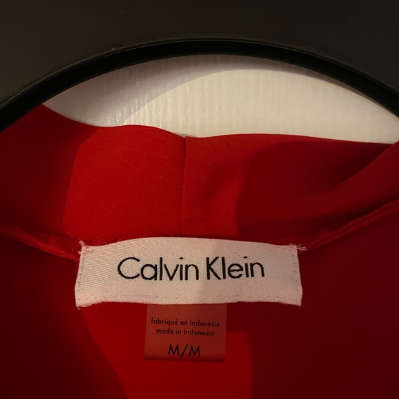 Calvin Klein Red Shirt Size M - Picture 2 of 2